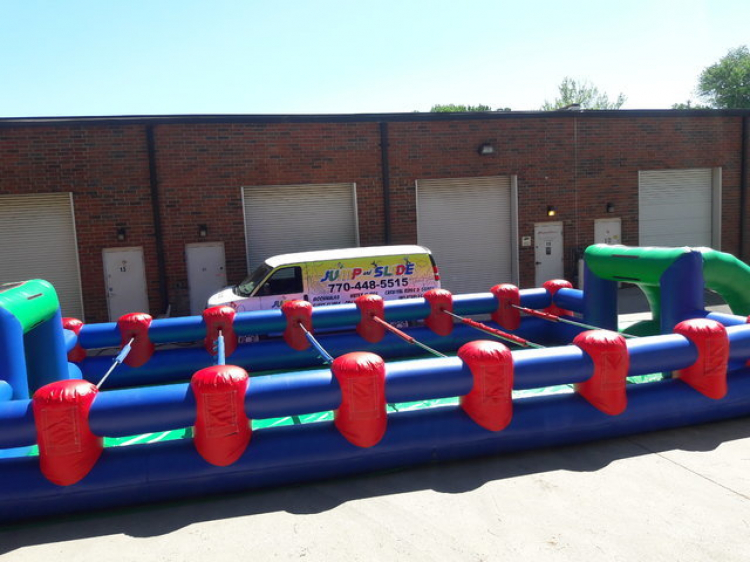 Human Foosball Inflatable Rental Atlanta