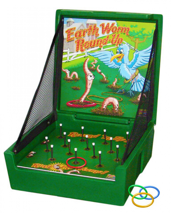 Carnival Game - Earth Worm Round-Up