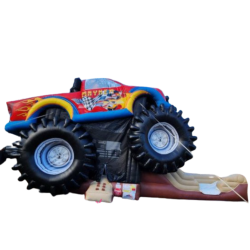 Monster Truck Deluxe XL Bounce and 15' Slide