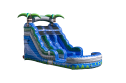 15' Blue Crush Dual Lane Slide