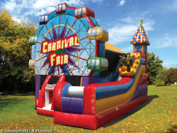 Carnival Fair Bounce and Slide Combo
