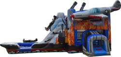 Fighter Jet Dual Lane Bounce and Slide
