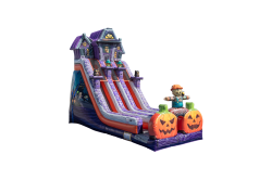24' Dual Lane Haunted Mansion Slide
