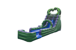 20' Hulk Smash Dual Lane Water Slide