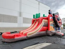 Racing USA 3-D XL Bounce and Dual Slide Combo - Jumptastic