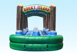 36' Rocky Island Dual Lane Slip N Slide