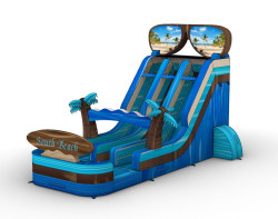 18' South Beach Dual Lane Water Slide