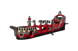 22' The Black Pearl Dual Lane Water Slide