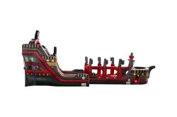 22' The Black Pearl Dual Lane Water Slide - Jumptastic