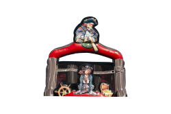 22' The Black Pearl Dual Lane Water Slide