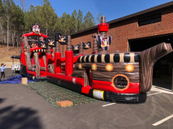 22' The Black Pearl Dual Lane Water Slide