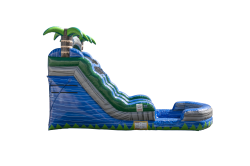 15' Blue Crush Dual Lane Slide