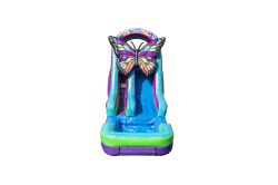 15' 3-D Butterfly Water Slide