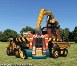 Construction Zone XL Bounce & Slide Combo