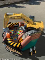 Construction Zone XL Bounce & Slide Combo - Jumptastic