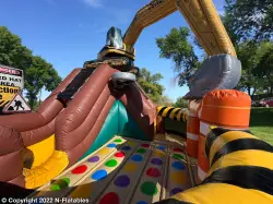 Construction Zone XL Bounce & Slide Combo - Jumptastic