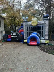 Police Car Bounce and Slide - Jumptastic