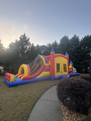 55' Retro Obstacle Course - Jumptastic