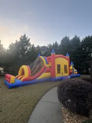 55' Retro Obstacle Course - Jumptastic