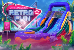 12' Retro Fun Water Slide