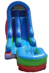15' Retro Rainbow Slide - Jumptastic
