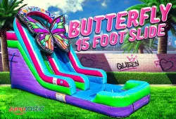 15' 3-D Butterfly Water Slide