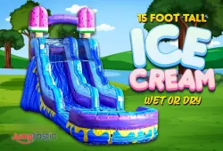 15' Ice Cream Pop Water Slide