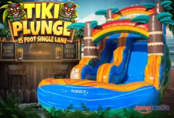 15' Tiki Plunge Water Slide