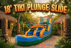 18' Tiki Plunge Slide