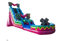 19' Level Up Gamer Slide - Jumptastic