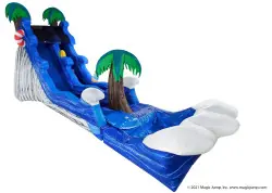 20' Malibu Splash Slide - Jumptastic