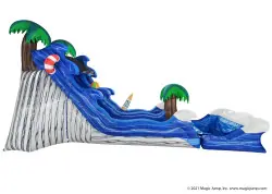 20' Malibu Splash Water Slide - Jumptastic