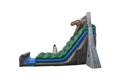22' Jurassic Rush Water Slide - Jumptastic
