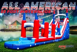 22' All American Water Slide w/ Slip N Slide