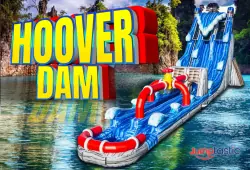 22' Hoover Dam Dual Lane Water Slide