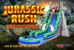 22' Jurassic Rush Water Slide