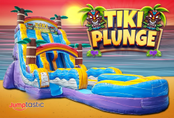 22' Tiki Plunge Dual Lane Slide