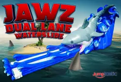 33' Jawz Great White Dual Lane Water Slide (All Weekend Pric