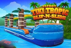 33' Tiki Tropic Dual Lane Slip N Slide