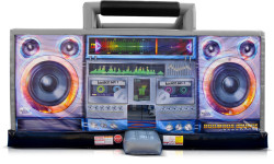 80's Boom Box Jumbo Bounce House - Jumptastic