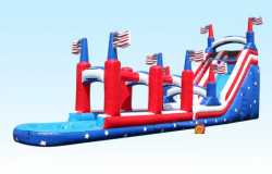 22' All American Water Slide w/ Slip N Slide - Jumptastic