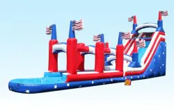 22' All American Water Slide w/ Slip N Slide - Jumptastic