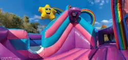 Unicorn Bounce and Slide Combo - Jumptastic