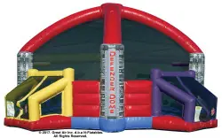 Dodge Ball Defender Dome 4 Player - Jumptastic