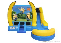 Minions Despicable Me XL Bounce and Slide Combo - Jumptastic