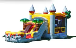 Dinosaur Claw Bounce and Slide Dual Lane Combo - Jumptastic