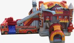 Fire Truck Bounce and Slide - Jumptastic