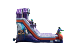 24' Dual Lane Haunted Mansion Slide - Jumptastic