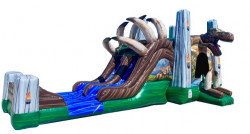 Jurassic Island Dual Lane XL Combo - Jumptastic