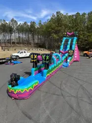 19' Level Up Gamer Water Slide with Slip N Slide - Jumptastic